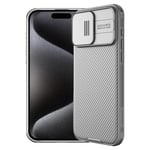 Nillkin CamShield Pro Lens Protector Case for iPhone 15 Pro Max - Titanium Grey