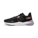 PUMA Women's Disperse XT 3 WN's HYPERNATURAL Cross Trainer, Black-Sunset Glow-Pale Plum, 7.5 UK