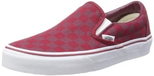 Vans , Baskets Basses Mixte Adulte - Rouge - Biking Red Checker, 41 EU