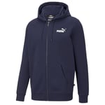 PUMA Essentials Full-Zip Logo Men's Hoodie, storlek X-Small