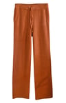 DKNY Womens Cashmere Blend Joggers - Brown - Size 2XL