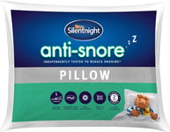 Silentnight Anti-Snore Pillow – Ergonomically Designed with Contoured Foam Head