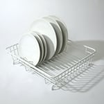 Delfinware 2011W Medium Flat Dish Drainer, White