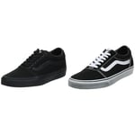 Vans Sneaker Black Canvas Black 186 6 UK + Sneaker Suede Canvas Black White 6 UK