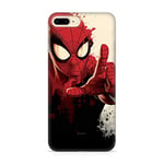 ERT GROUP Coque de téléphone Portable pour Apple Iphone 7 Plus/ 8 Plus Original et sous Licence Officielle Marvel Motif Spider Man 006 adapté à la Forme du téléphone Portable, Coque en TPU