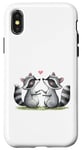 iPhone X/XS Valentines Day Racoons Love Animal Cute Mens Womens Kids Case