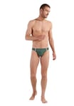 HOM Slip de Bain Micro Nautical Cup Swim Briefs, Kaki Ruban rayé, XXL Men's