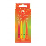 W7 Cosmetics Glow Getter Neon Tweezer Kit, Kit