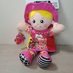 Lamaze Sensory Doll My Friend Emily Soft Toy Plush Rattle Crinkle Skirt & Shoes