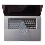 Philbert - Keyboard cover Europe MacBook Pro 13” M1-M2 2020/2022 and 16” 2019 - Transparent/Black