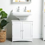 Bathroom Under Sink Vanity Cabinet Basin 2Doors Shelf Storage Organizer Unit