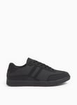 Tu Black Retro Stripe Court Trainers 8 male