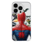 ERT GROUP mobile phone case for Apple Iphone 14 PRO original and officially Licensed Marvel pattern Spider Man 004 optimally adapted to the shape of the mobile phone, partially transparent