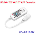 Magic Home-Contrôleur WiFi sans fil compatible Bluetooth,RGB,RGBW,IR,RF,LED,DC5V,12V,24V,WS2811,WS2812,Bande LED - Type RGBW Or WW WIFI BT-5 PCS