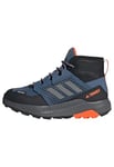 adidas Terrex Trailmaker Mid Rain.RDY Hiking Shoes Low, Wonder Steel/Grey Three/Impact Orange, 33.5 EU