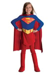 Rubie's Official DC Supergirl and Deluxe Supergirl Two Costume Bundle, Childrens Super Hero Fancy Dress Up, Size Large