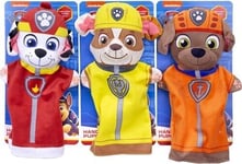 GG531	lot de 3 pcs : Paw Patrol Marionnette à main en peluche  14x26,5cm