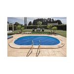 Gre CVPE700 - Bâche d'été pour piscines ovales enterrées de 700x320cm, épaisseur 400µ, couleur bleue