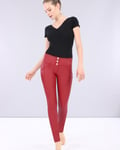 Freddy WR.UP® Skinny Mid Waist Eco Faux Leather Pants - Red - S