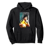 Bruce Lee Legend Iconic Yellow Jumpsuit Vintage Poster Pullover Hoodie