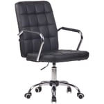 CLP - Fauteuil directionnel assis confortablement rembourré et matelassé dans diverses couleurs colore : noir