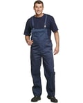 Charlie Barato Work Trousers Sweat Life Dungarees for Tradesmen Hydron Blue 56 L32B42XX/56HB