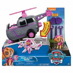 PAW Patrol Flip & Fly Skye Playset & Figure Transforming Vehicle New Xmas Toy 3+