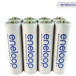 8 x Panasonic Eneloop AA batteries 2000mAh Rechargeable Ni-MH Accu BK-3MCCE LR06