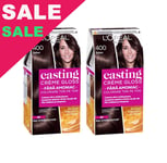 L'Oreal Casting Creme Gloss 400 Brown Hair Color 2-Pack