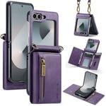 samsung Samsung Galaxy Z Flip 6 Pu Wallet Case [Purple]