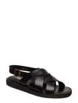 ANGULUS Sandals - Flat - Open Toe - Op Svart