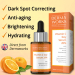 HIGH STRENGTH ANTI AGING VITAMIN C SERUM  for Face + Hyaluronic Acid Niacinamide