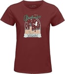 Harry Potter WOHAPOMTS341 T-Shirt, Burgundy, L Femme