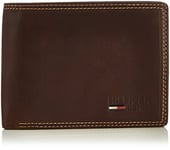 Hilfiger Denim Sven Cc Flap & Coin Pocket, Portefeuille homme - Marron (Ffee-), 14x10x2 cm (B x H x T)