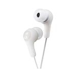 JVC HA-FX7M Gumy Plus In Ear Headphones Earphones with Noise Isolation, Coconut White