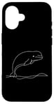 Coque pour iPhone 16 Océan Arctique Habitats arctiques Recherche sonore Béluga Baleine