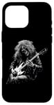 Coque pour iPhone 16 Pro Max Skeleton Guitar Guy Rock And Roll Band Rock On