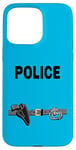 Coque pour iPhone 15 Pro Max Costume de policier pour adultes et enfants pour Halloween