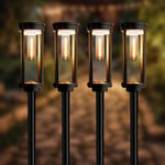 SolarCentre� Lavenham Outdoor Solar Powered Garden Lights - 4 Pack