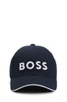 BOSS Mens Cap-US-1 Embroidered-logo cap in knitted piqué