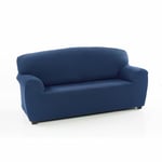 Sofakover® Housse de canapé Pocket Super élastique, pour canapé 4 Places, au Design Exclusif, Respirante, Confortable et Durable, Facile à Installer. Dimensions 220-260 cm. Couleur Bleu