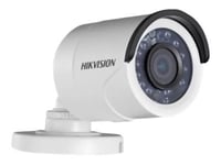 Hikvision Hd 1080P Ir Bullet Camera Ds-2Ce16d0t-Irf - Övervakningskamera - Utomhusbruk - Väderbeständig - Färg (Dag&Natt) - 2 Mp - 1080P - M12-Montering - Fast Lins - Komposit, Hd-Cvi, Hd-Tvi, Ahd - Dc 12 V