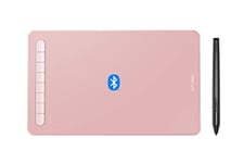 XP-PEN Deco MW Bluetooth Tablette Graphique Wireless 8x5 Pouces avec X3 Stylet 8192 Niveaux Tablette à Dessin Compatible Windows/Mac/Android/Chrome OS/Linux (Rose)