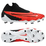 Nike Phantom GX Pro DF FG Ready - Rød/Sort/Hvit - Gress (FG), størrelse 38