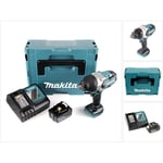 Dtw 1001 RT1J 18 v Li-Ion Brushless Boulonneuse à chocs sans fil avec Boîtier Makpac + 1x Batterie bl 1850 5,0 Ah + Chargeur rapide dc 18 rc - Makita