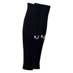 Unisport Fotballstrømper Leg Sleeve - Sort, størrelse 39-42