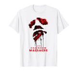 Texas Chainsaw Massacre (2022) Logo - Leatherface Happy Face T-Shirt