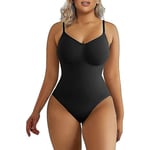 Ultra Comfy Body Shaper,,kvinnor Skulptera Body Tummy Control Shapewear Seamless Body Shaper String Stroppa Justerbara remmar , Botao S S