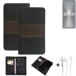 Phone Case + earphones for Sony Xperia 1 VI Wallet Cover Bookstyle protective