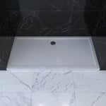 Receveur de douche extra-plat 90 x 140 cm, blanc, Galedo Pure 2